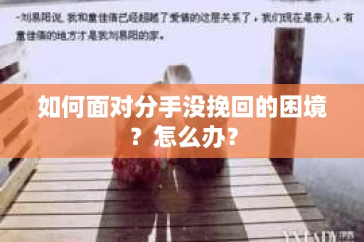 如何面对分手没挽回的困境？怎么办？