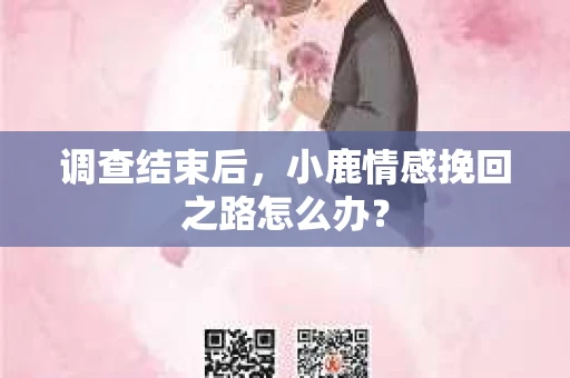 调查结束后，小鹿情感挽回之路怎么办？