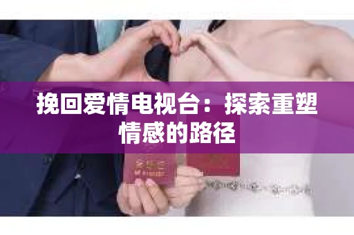 挽回爱情电视台：探索重塑情感的路径