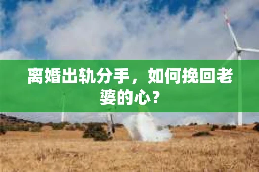 离婚出轨分手，如何挽回老婆的心？