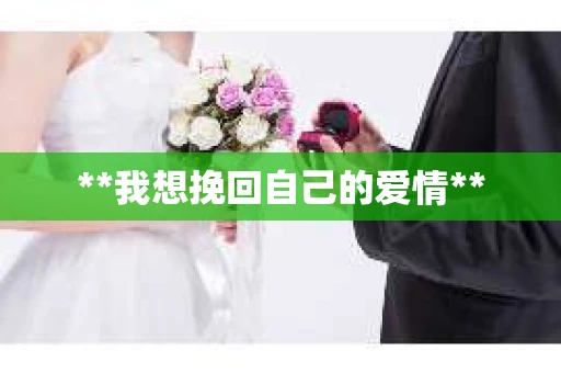 **我想挽回自己的爱情**