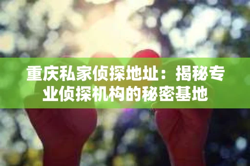 重庆私家侦探地址：揭秘专业侦探机构的秘密基地