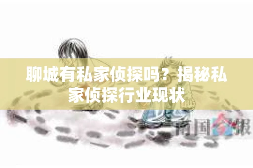 聊城有私家侦探吗？揭秘私家侦探行业现状