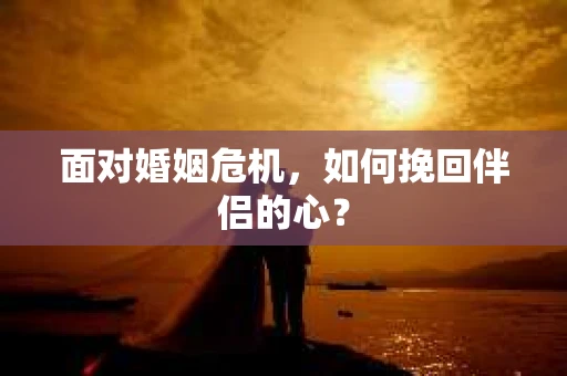 面对婚姻危机，如何挽回伴侣的心？
