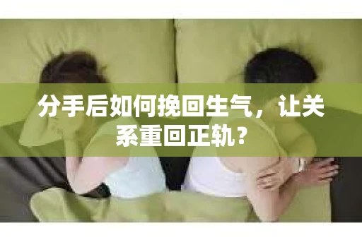分手后如何挽回生气，让关系重回正轨？