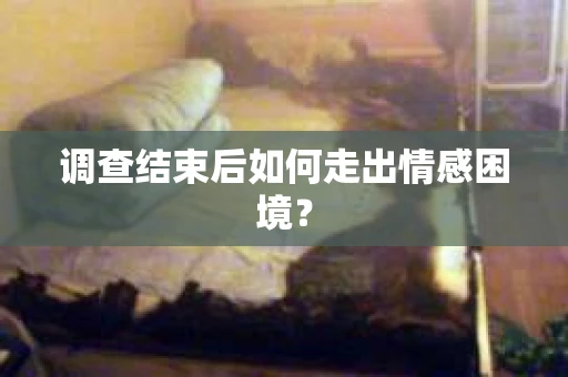 调查结束后如何走出情感困境？