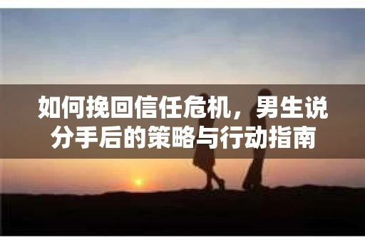 如何挽回信任危机，男生说分手后的策略与行动指南