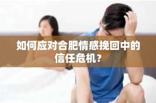 如何应对合肥情感挽回中的信任危机？