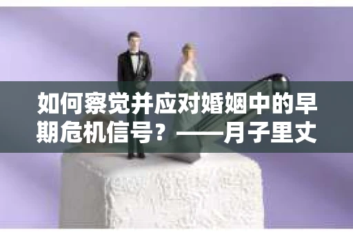 如何察觉并应对婚姻中的早期危机信号？——月子里丈夫出轨后的挽回策略