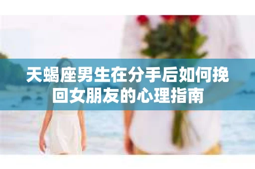 天蝎座男生在分手后如何挽回女朋友的心理指南