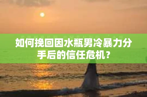 如何挽回因水瓶男冷暴力分手后的信任危机？